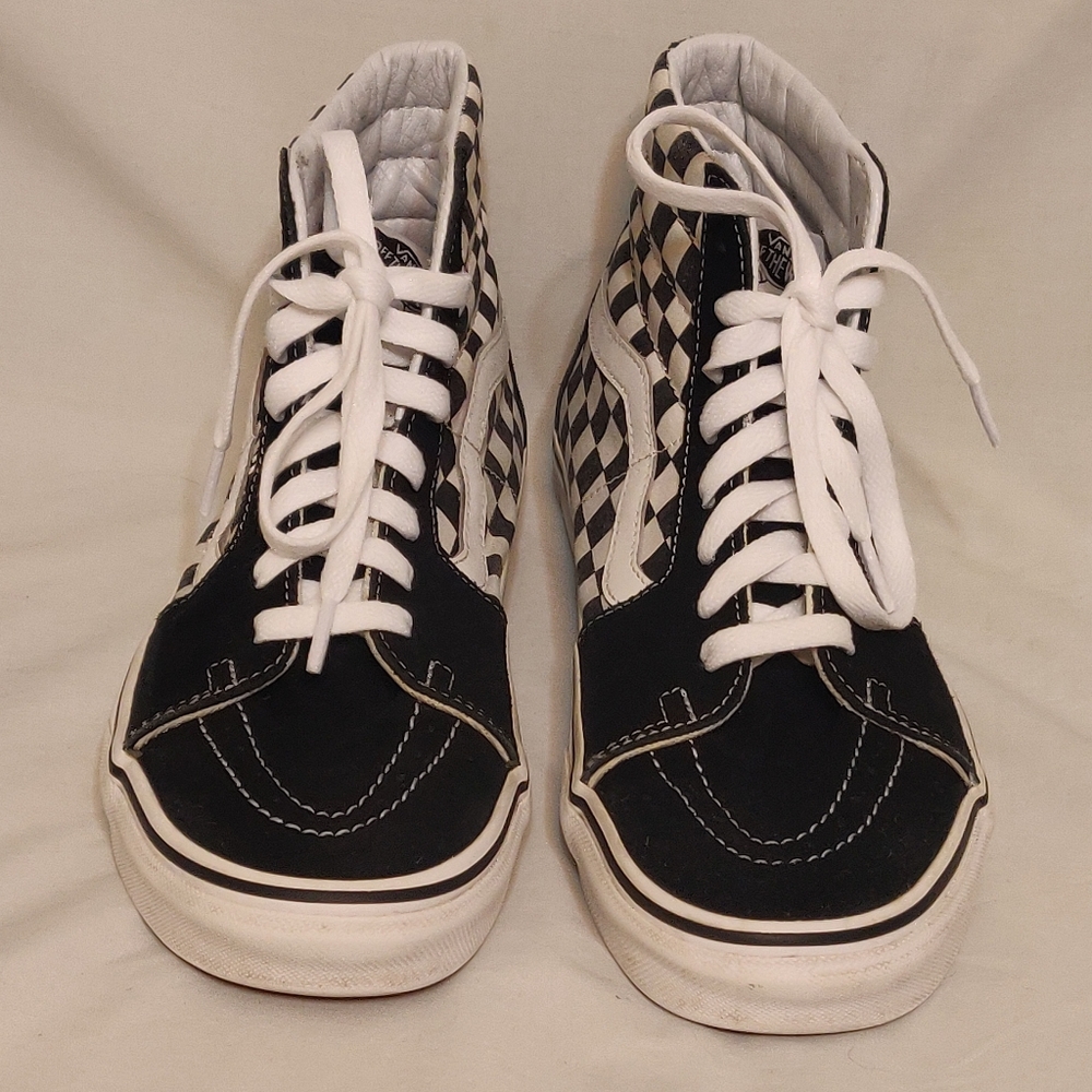 Vans Sk8-Hi Checkerboard Vans Patch - Picture 2 of 9